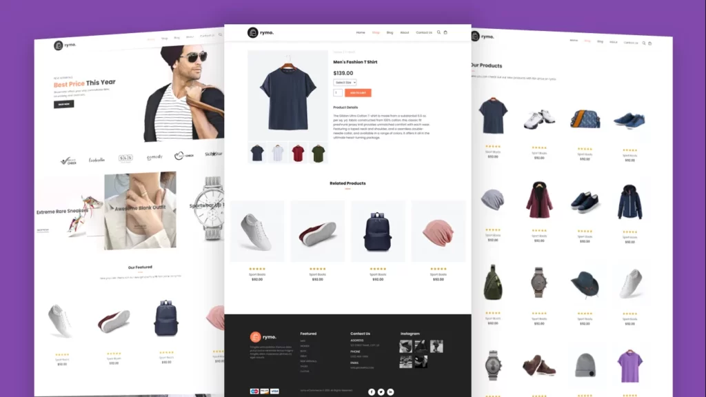 How to make ecommerce website using html css and javascript