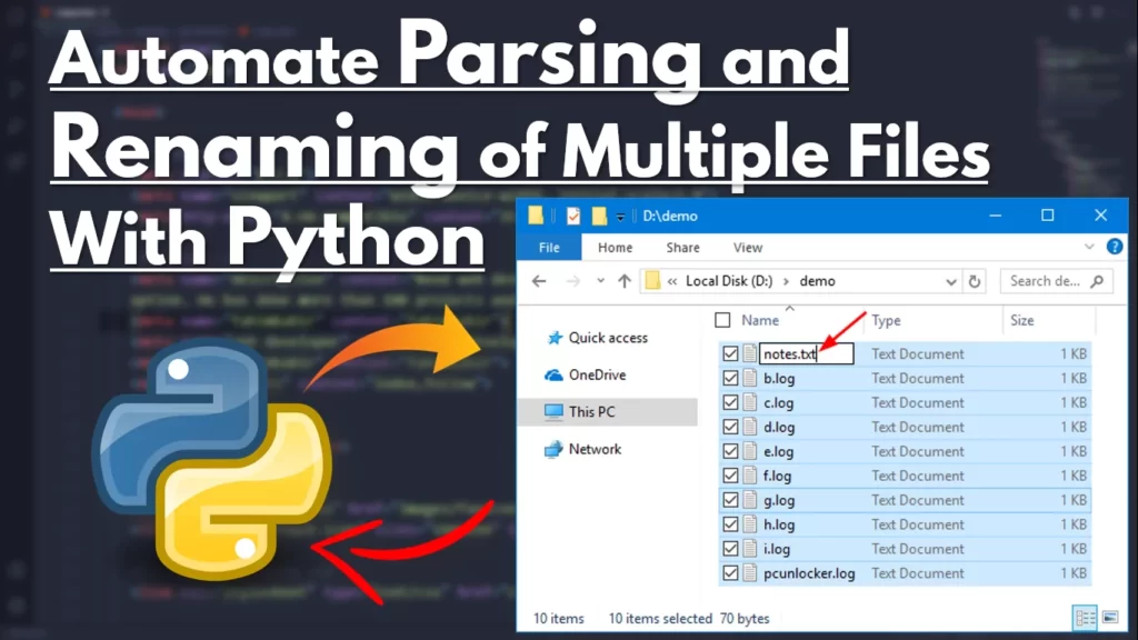 Learn File automation using python
