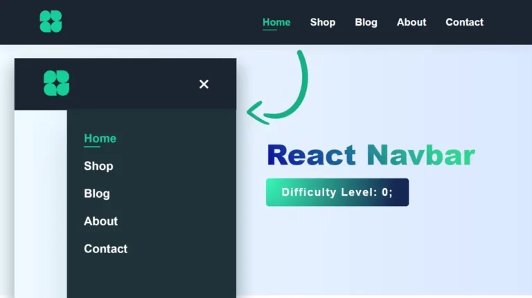 React Responsive Navbar Tutorial – React JS Project